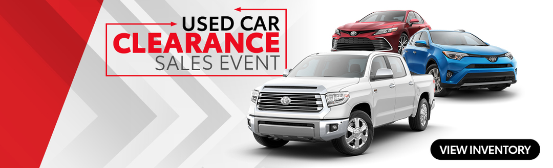 Used Car Clearance Event